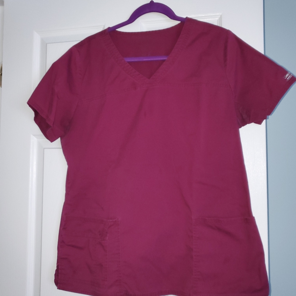 Burgundy Cherokee scrubs